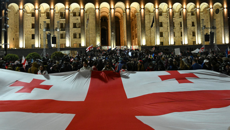 Proteste in Georgia: Perchezitii la activistii care au sustinut financiar manifestantii anti-guvernamentali Imagine