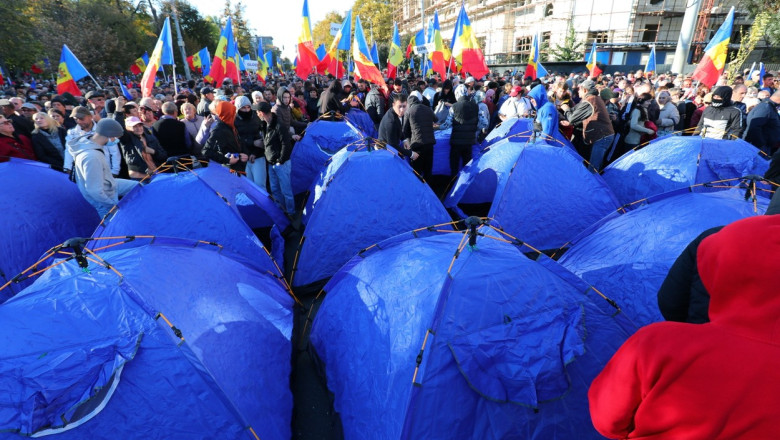 Proteste pe bani la Chisinau. O investigatie jurnalistica dezvaluie cu cat erau platiti manifestantii Imagine
