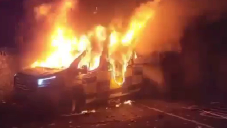 Proteste violente si confruntari cu politia in Dublin, dupa cazul unei fetite agresate sexual: „Este inacceptabil” Imagine