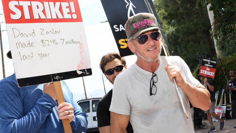 Protestele actorilor de la Hollywood: Sean Penn a comparat inteligenta artificiala cu Ursula, vrajitoarea din Mica sirena Imagine