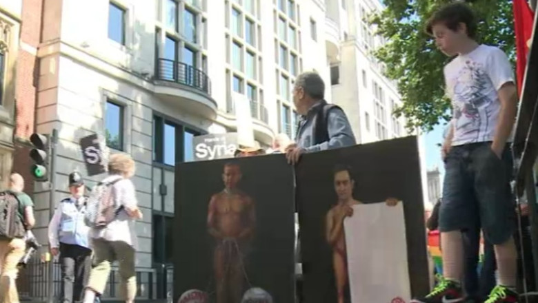 Protestele fata de atacarea Siriei se muta din strada la TV Imagine