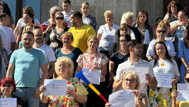 Protestele functionarilor continua: acuzatii de „metode de represiune totalitara”. Sindicalistii cer medierea presedintelui Nicusor Dan Imagine