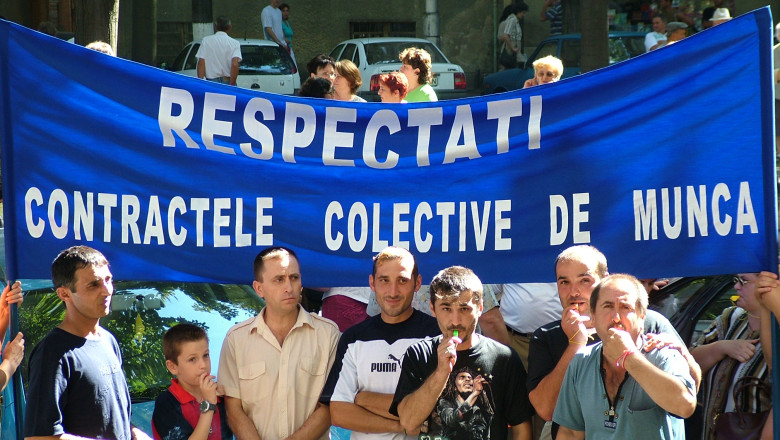 Protestul sindicalistilor CFR: Restrictii de circulatie in Piata Victoriei din Capitala Imagine