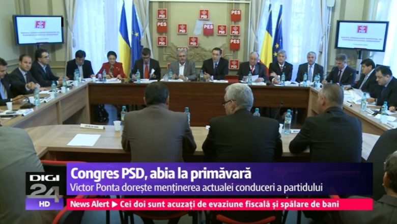 PSD, divizat din cauza congresului. Liderii partidului, la prima intalnire dupa esecul de la prezidentiale Imagine