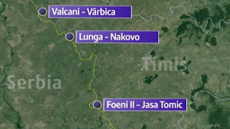 Puncte de frontiera, deschise cateva zile. In Serbia, pe la Foeni II - Jasa Tomic, Valcani - Varbica, Lunga - Nakovo Imagine