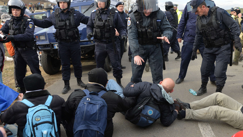 Pungesti. Activistii au esuat in incercarea de a organiza un nou protest Imagine