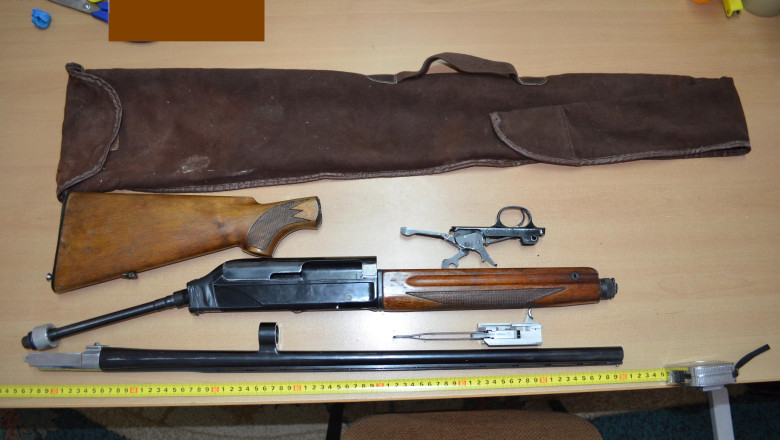 Pusca furata din Italia, descoperita in vama Albita Imagine