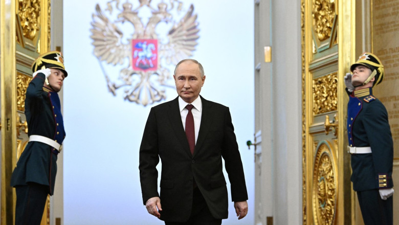Putin a depus oficial juramantul pentru noul mandat pana in 2030. La inaugurare a vorbit despre razboi: „Impreuna vom castiga” Imagine