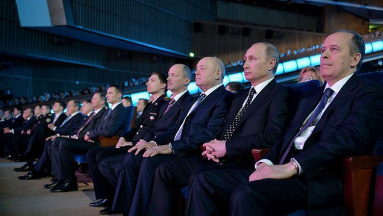 Putin, discurs in fata serviciilor de securitate: Nimeni nu va reusi sa ne intimideze Imagine