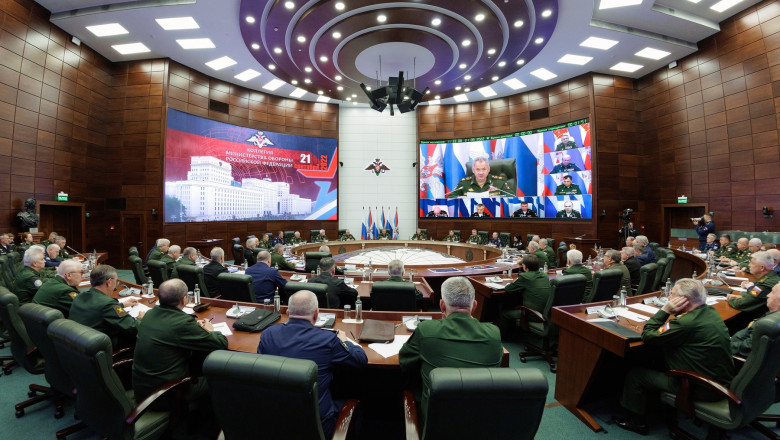 Putin e asteptat sa faca un anunt major saptamana viitoare la o reuniune a Ministerului rus al Apararii Imagine