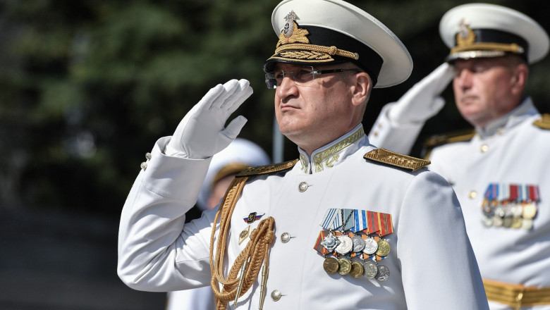 Putin l-a demis pe comandantul flotei din Marea Neagra (presa rusa). Inlocuirea lui Osipov fusese anuntata de ucraineni vinerea trecuta Imagine