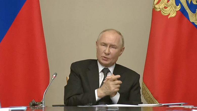 Putin reia propaganda ucrainenilor „neonazisti” si compara ofensiva din Kursk cu un masacru terorist unde au fost ucisi 186 de copii Imagine