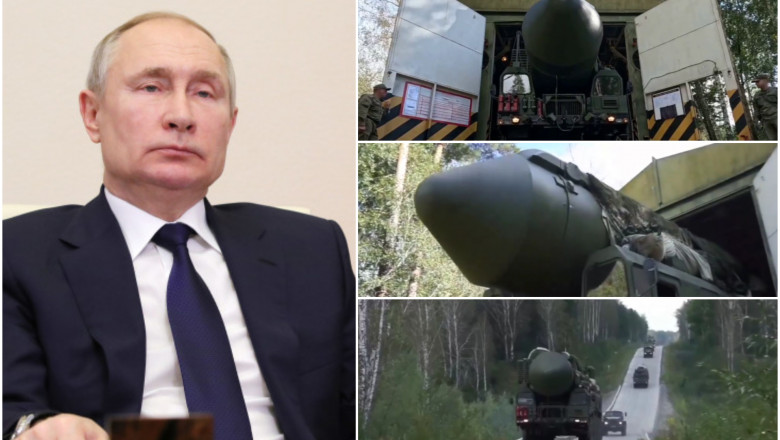 Putin scoate armele nucleare din buncare si le plaseaza in zone de lupta. Imaginile au fost facute publice Imagine