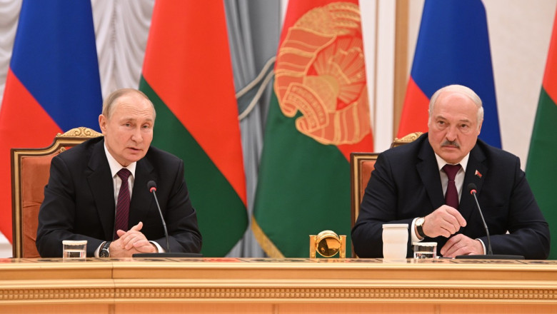 Putin sustine ca Rusia „nu are interesul” sa absoarba Belarus Imagine