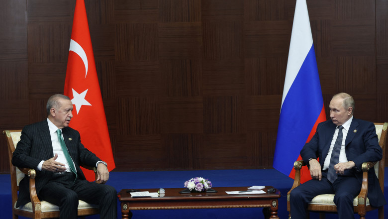 Putin vrea sa-l convinga pe Erdogan sa faca in Turcia un hub de aprovizionare cu gaze pentru UE Imagine