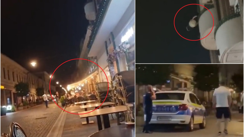 "A aruncat 10 galeti cu apa de la etaj". Cum s-a razbunat o femeie din Oradea pe galagia de la terasa blocului in care locuieste Imagine