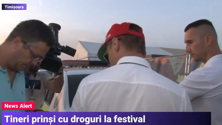 "Am crezut ca e o idee buna". Reactia unui tanar prins cu droguri la un festival de muzica in Timisoara Imagine