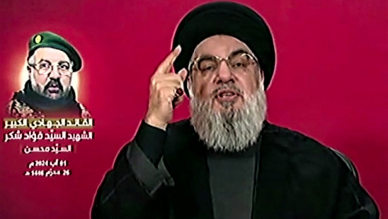 "Riposta inevitabila". Liderul Hezbollah declara "lupta deschisa pe toate fronturile" impotriva Israelului Imagine