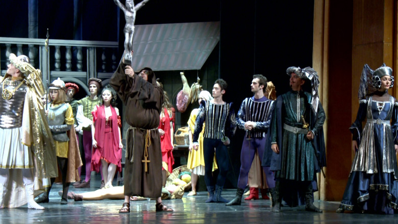 "Romeo si Julieta" in varianta japoneza. 15 balerini asiatici lucreaza pentru Teatrul "Oleg Danovski" Imagine