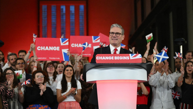 "Schimbarea incepe acum", spune Keir Starmer, care va deveni noul premier al Marii Britanii Imagine
