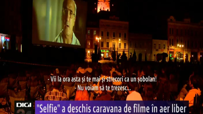 "Selfie" a deschis caravana de filme in aer liber Imagine