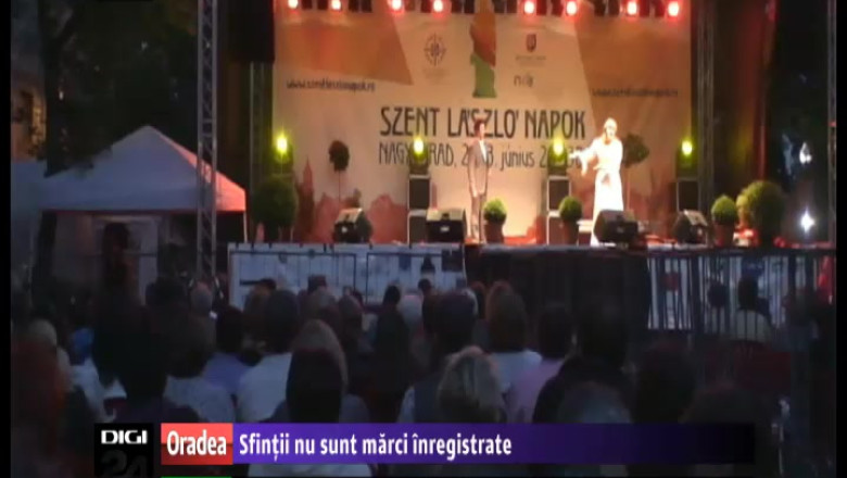 "Sfintii nu sunt marci inregistrate!" Este motivatia deciziei OSIM de respingere a inregistrarii Zilelor Sfantului Ladislau Imagine