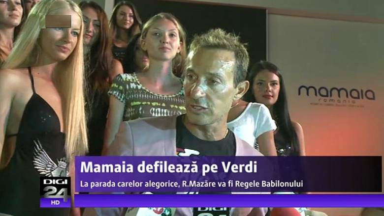 Radu Mazare Nabucodonosor la Carnavalul de la Mamaia: Primarul Constantei il intruchipeaza pe regele Babilonului Imagine