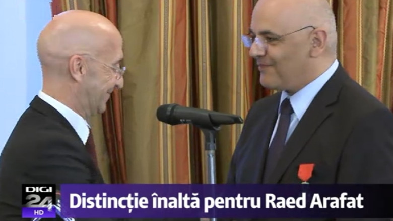 Raed Arafat, decorat la Ambasada Frantei cu inalta distinctie de Cavaler al Ordinului Legiunii de Onoare Imagine