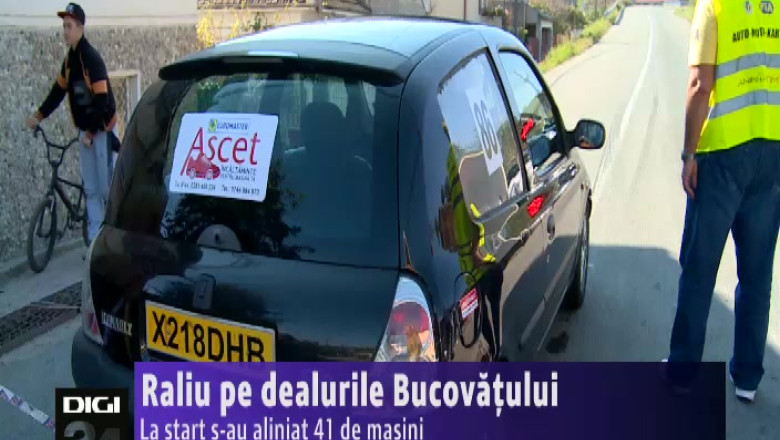 Raliu pe dealurile Bucovatului. La start s-au aliniat zeci de masini   Imagine