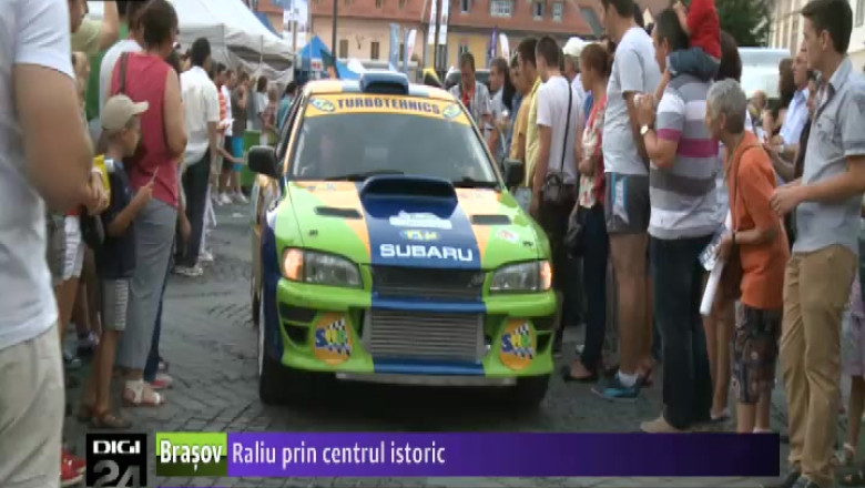 Raliu prin centrul istoric. In Sibiu a inceput cea mai spectaculoasa cursa automobilistica a verii Imagine