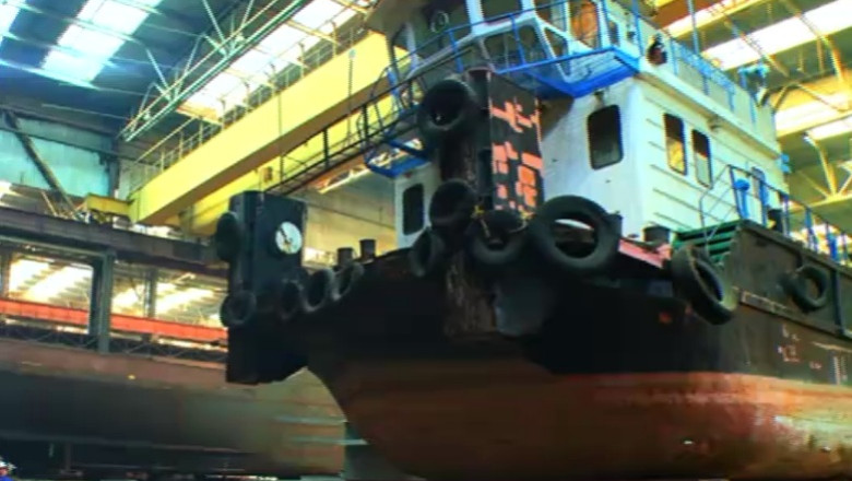 RAPORT DE TARA. Santierul naval din Giurgiu, comenzi si pe timp de criza Imagine