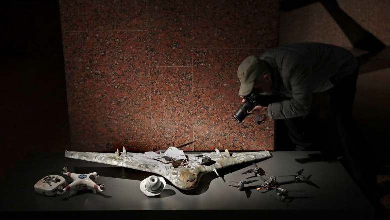 Raportul privind fabricarea de drone in China de catre o firma din Rusia supusa sanctiunilor este „profund ingrijorator”, afirma NATO Imagine