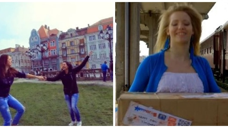 Razboiul... fericirii. Care clip ”HAPPY in Timisoara” iti place mai mult? Imagine