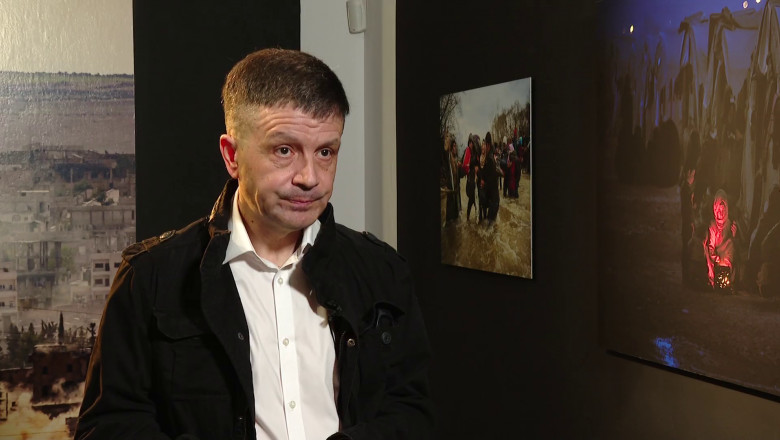 Razboiul, prin ochii unui fotojurnalist roman: O imagine care transmite emotiile oamenilor este mult mai de impact decat una cu cadavre Imagine