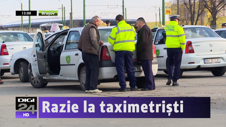 Razie de amploare in randul taximetristilor din Brasov Imagine