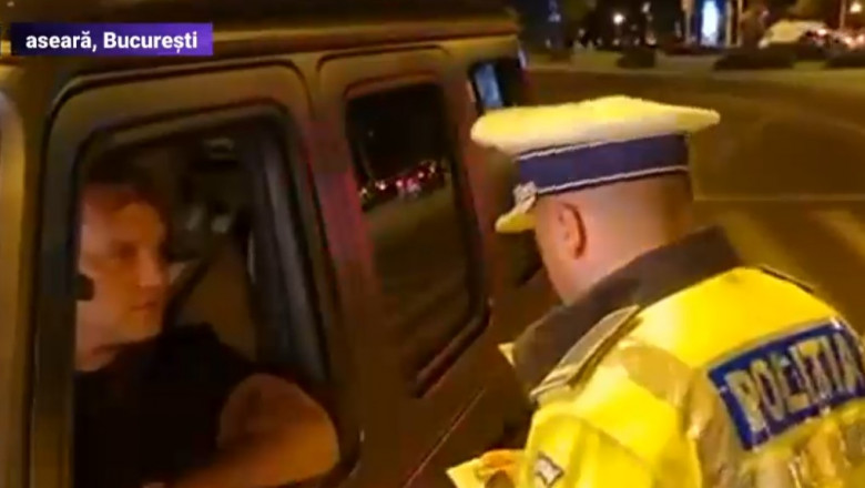 Razie in Bucuresti. Fostul ginere al lui Traian Basescu a fost prins beat la volan Imagine