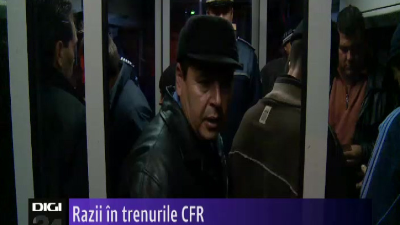 Razii in trenurile CFR. Aproape 40 de persoane au fost prinse fara bilete Imagine