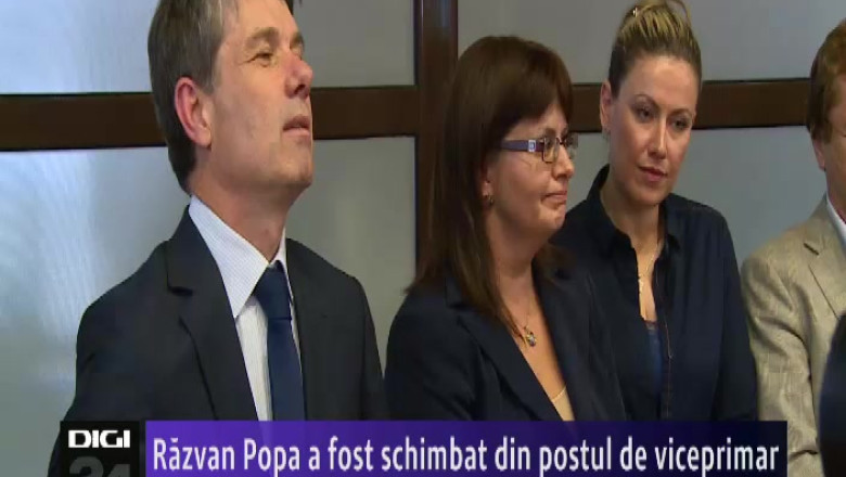 Razvan Popa a fost schimbat din postul de viceprimar Imagine