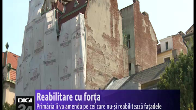 Reabilitare cu forta. Primaria ii va amenda pe cei care nu-si reabiliteaza fatadele cladirilor istorice Imagine