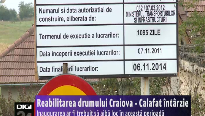 Reabilitarea drumului Craiova - Calafat intarzie Imagine