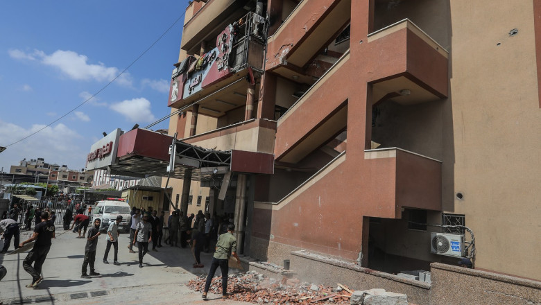 Reactia ONU dupa atacul israelian asupra unui spital din Fasia Gaza, in care au murit inclusiv cinci jurnalisti Imagine