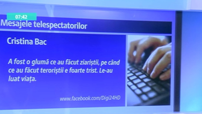 Reactii in mediul virtual dupa atacul terorist de la Paris Imagine