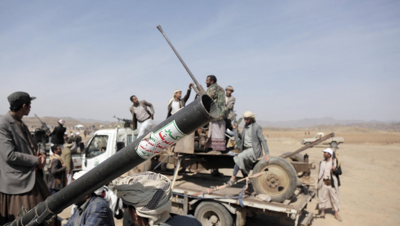 Rebelii Houthi din Yemen revendica un atac cu rachete impotriva Israelului Imagine