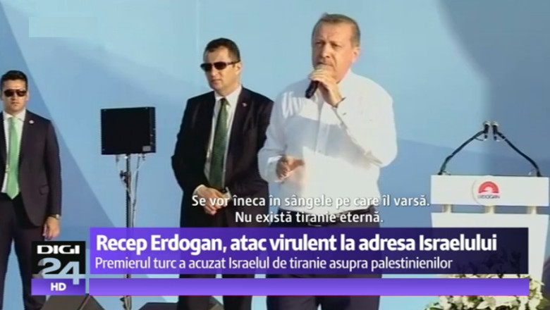 Recep Tayyip Erdogan: Israelienii „se vor ineca in sangele pe care il varsa” Imagine