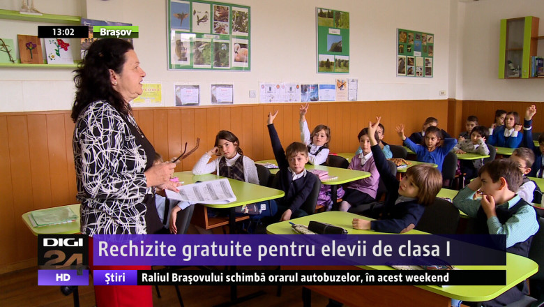 Rechizite gratuite pentru elevii de clasa I  Imagine