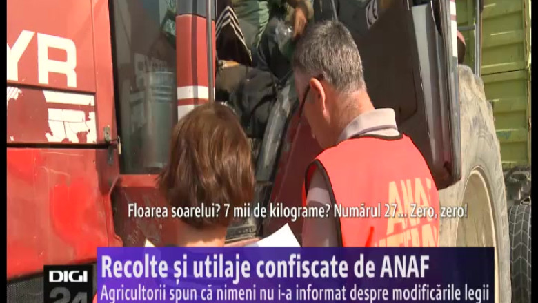 Recolte si utilaje confiscate de ANAF Imagine