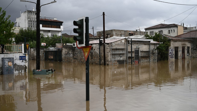 Record de precipitatii in Grecia. Meteorologii spun ca este un fenomen „fara precedent” Imagine