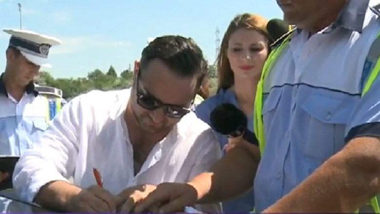 Record de viteza pe Autostrada Soarelui: Soferul unei masini de lux a fost prins cu 232 km/h Imagine