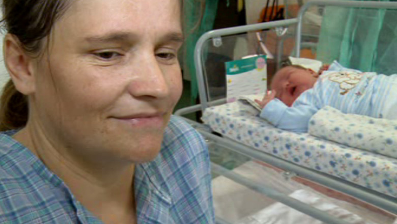 Record la Iasi: o femeie a nascut un bebelus de 6 kilograme   Imagine