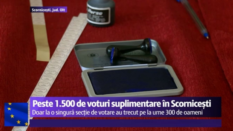 Record la Scornicesti, oras cu 2000 de locuitori: 1600 de persoane au votat aici pe liste suplimentare Imagine